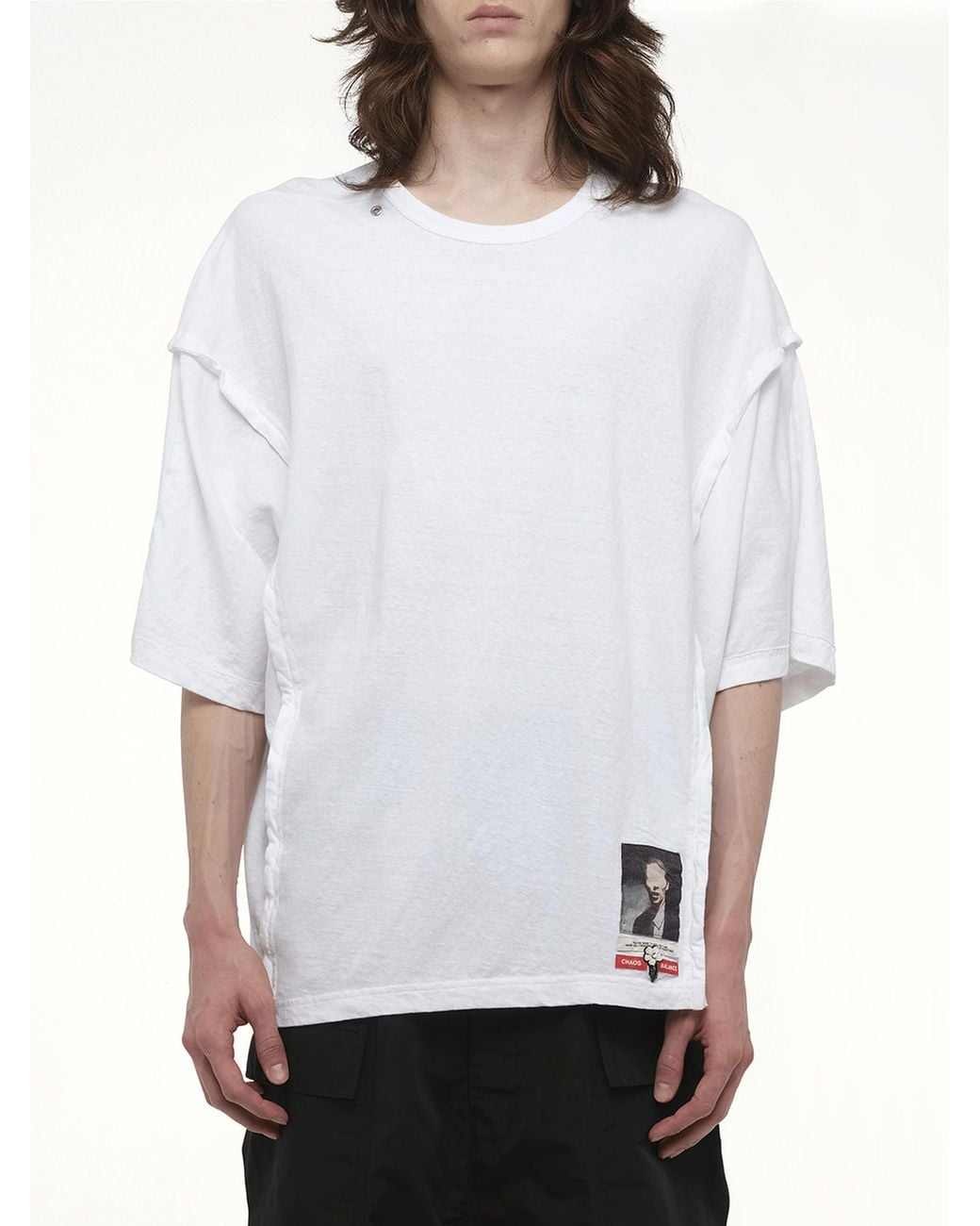 Undercover White Chaos Balance T-Shirt for men