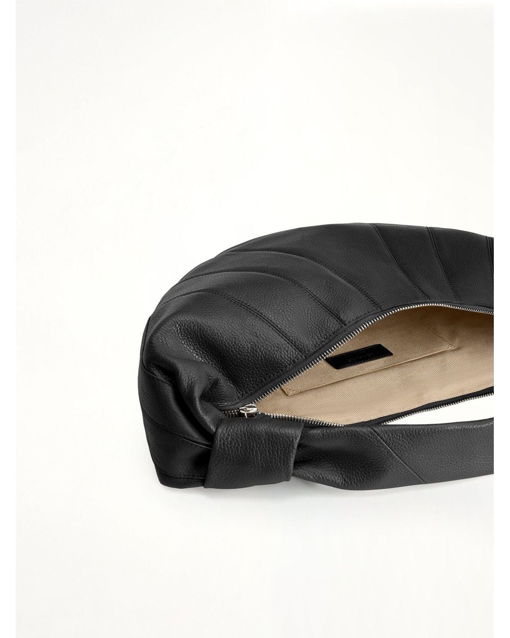 Lemaire Black Cowhide Fortune Croissant Bag