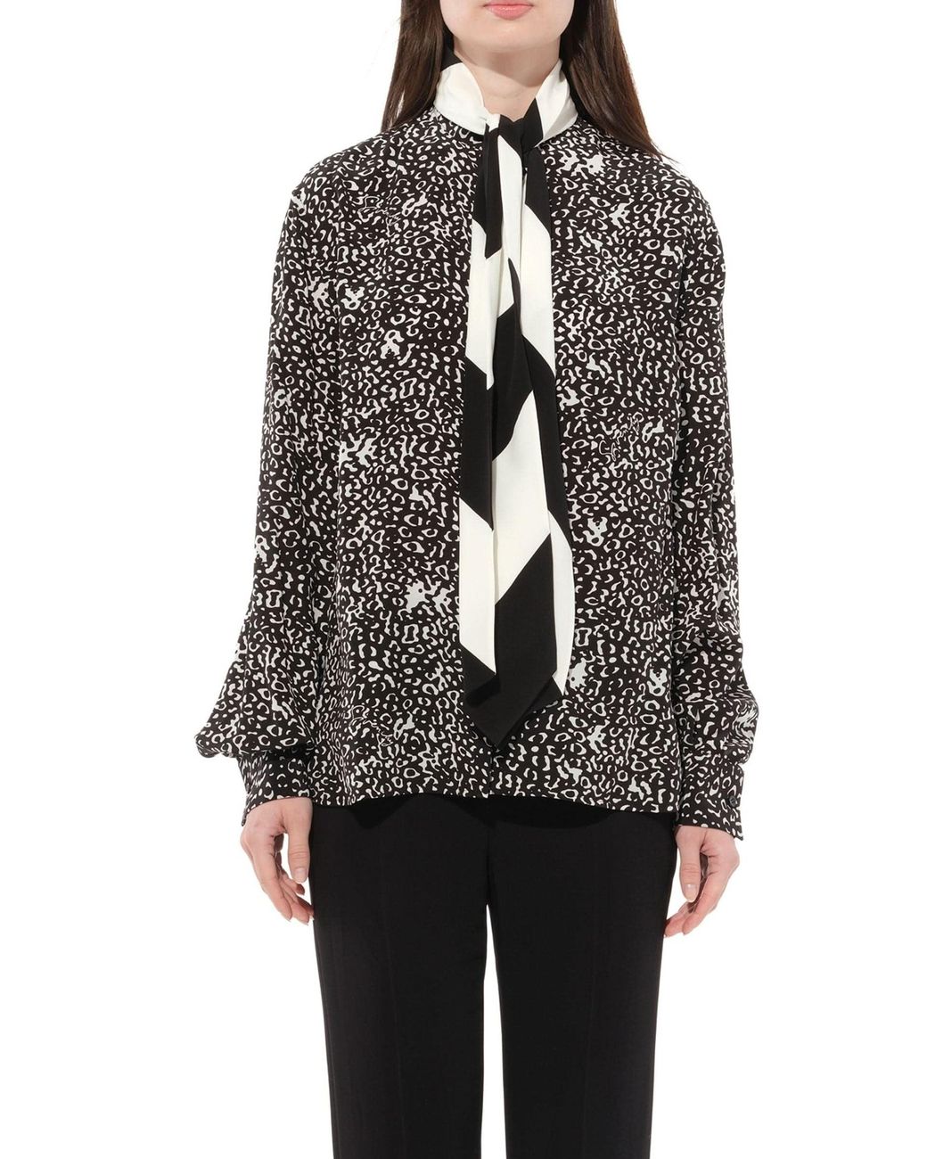 Givenchy Gray Shirt With Scarf