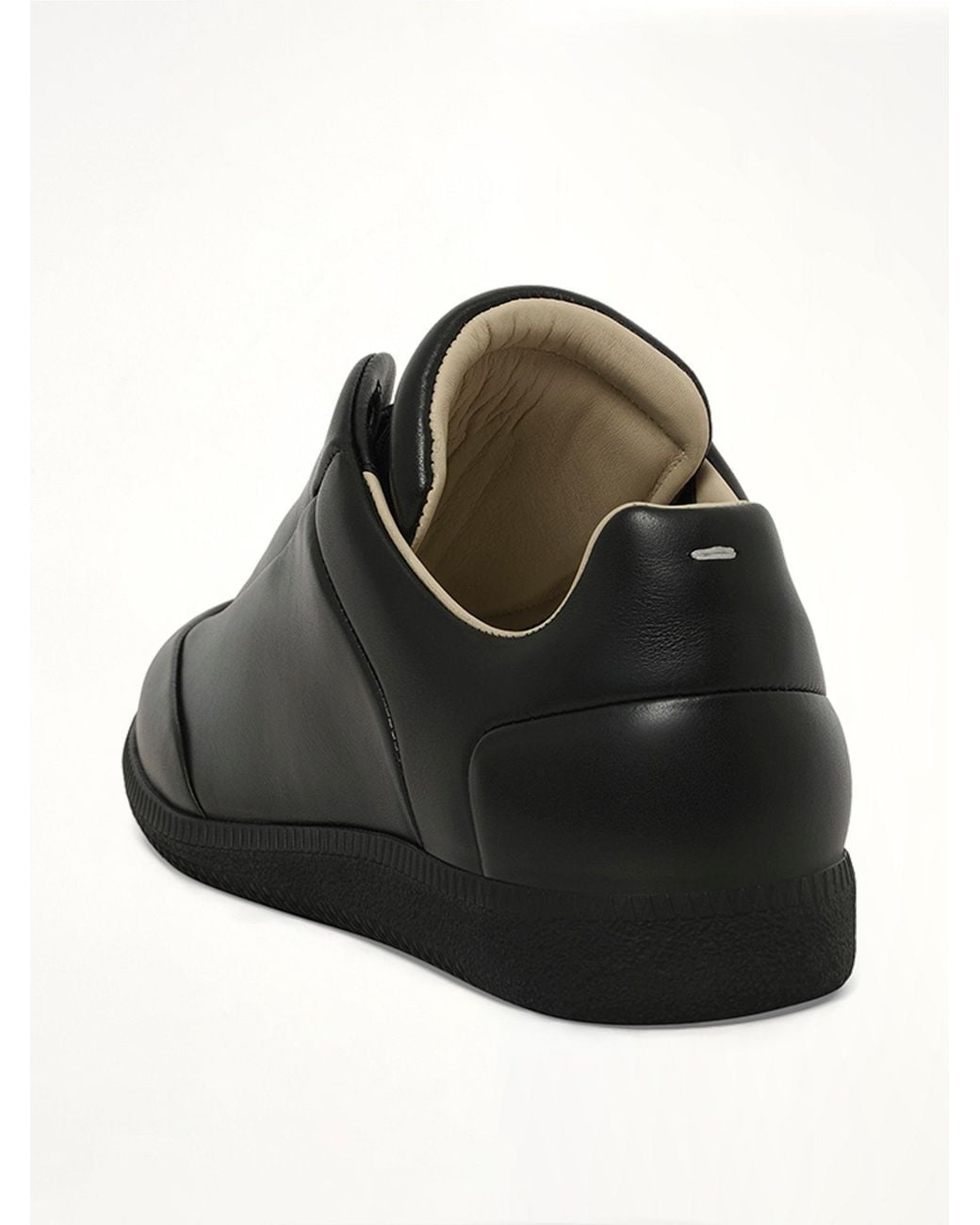 Maison Margiela Black Future Low-Top Leather Sneaker