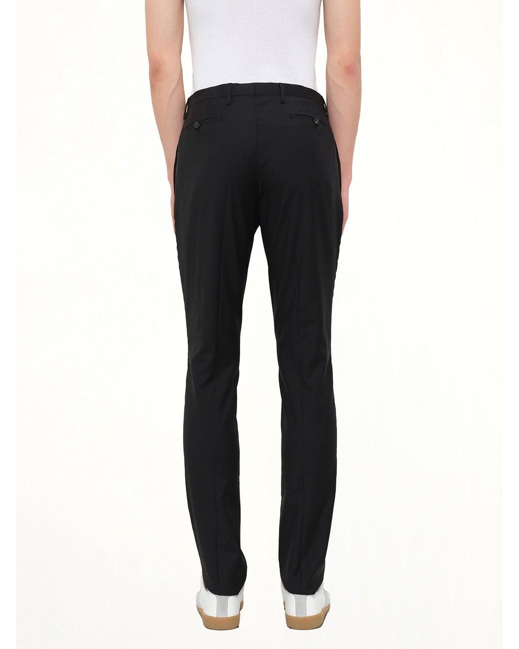 Lanvin Black Insideout Look Pants for men