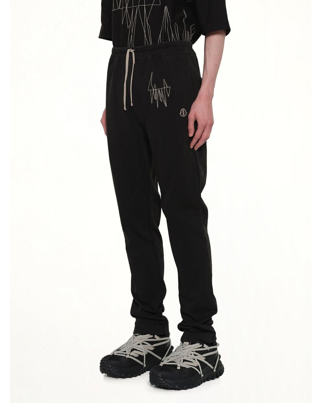 Rick Owens Black X Moncler Jogger for men