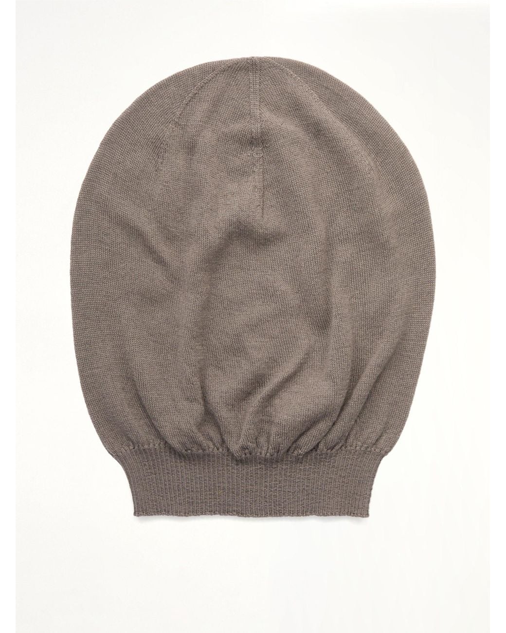 Rick Owens Gray Medium Wool Hat