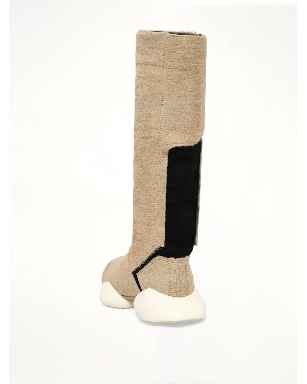 Rick Owens White X Adidas Stretch Boots