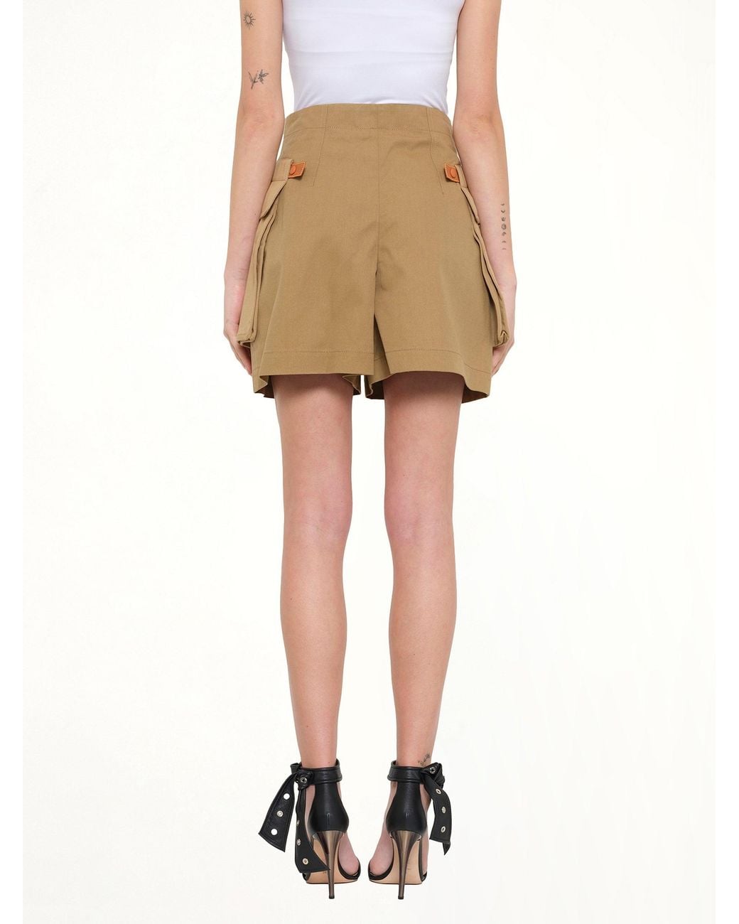 Loewe Natural Cargo Shorts