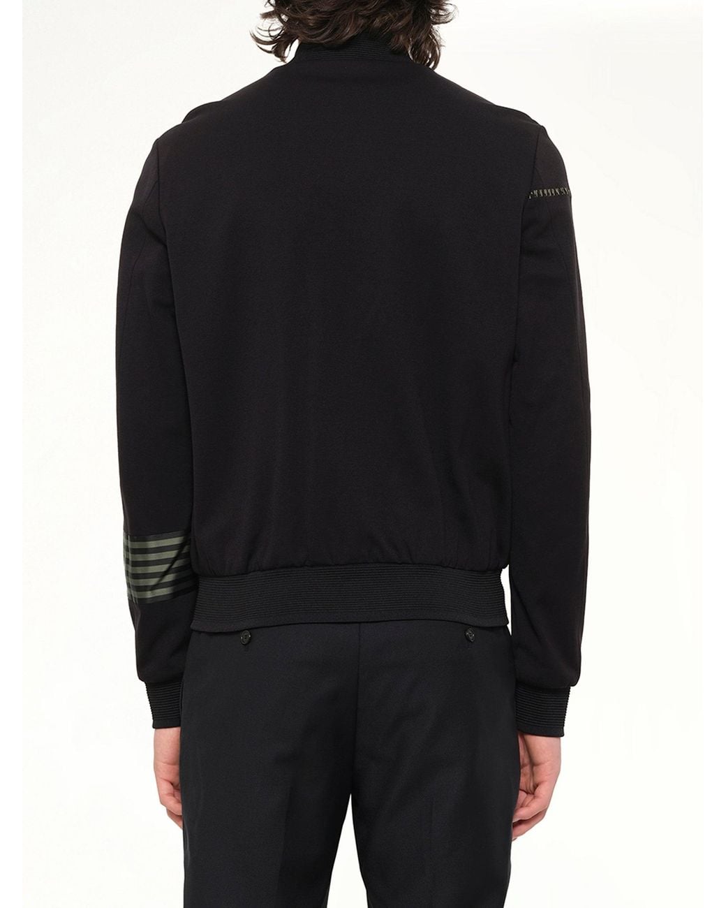 Wooyoungmi Black Track Jacket for men