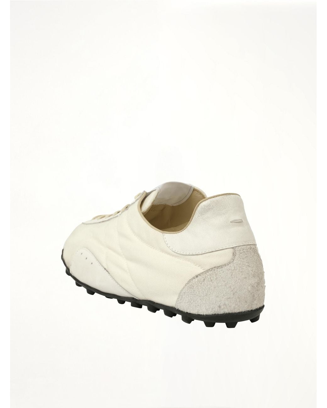Maison Margiela White Sprinters Low Top Sneakers, 100% Cotton for men