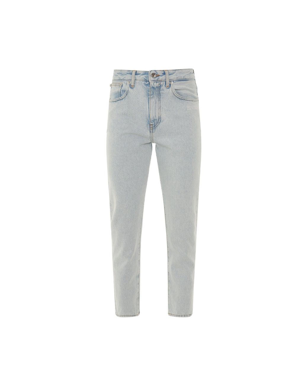 Off-White c/o Virgil Abloh Denim Jeans In Grey Cotton in Grey Save 49% Womens Clothing Jeans Straight-leg jeans 