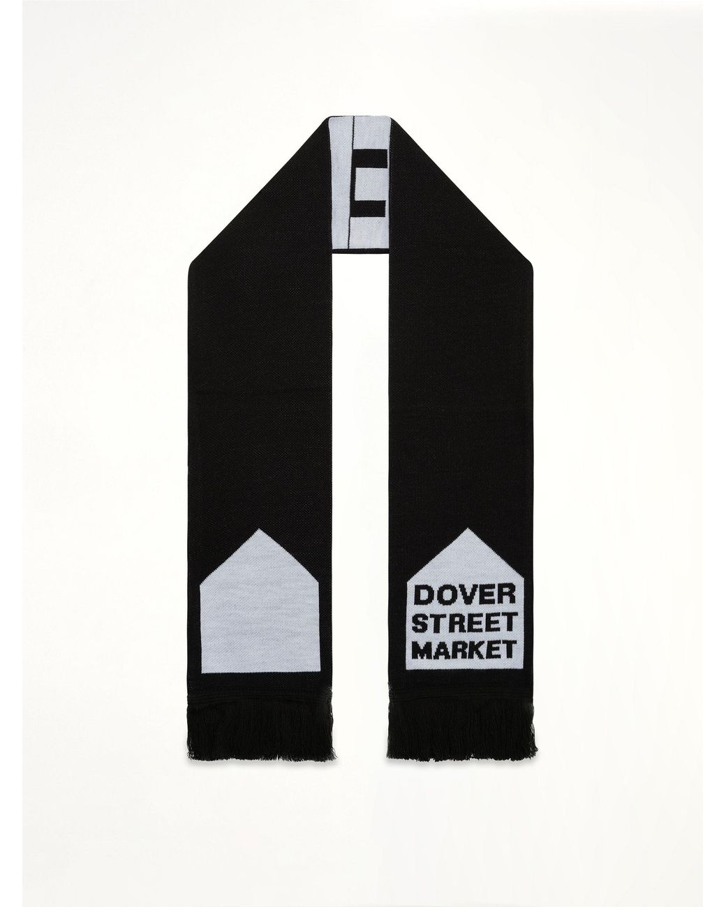 DSM KEI NINOMIYA Black Dsm Football Knit Scarf for men