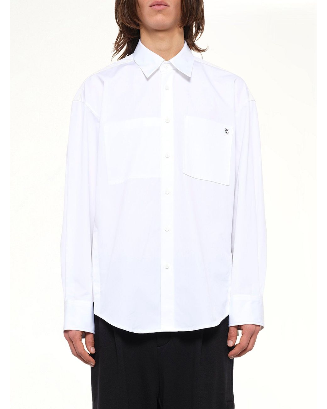 Wooyoungmi White 2 Pocket Ls Shirt for men