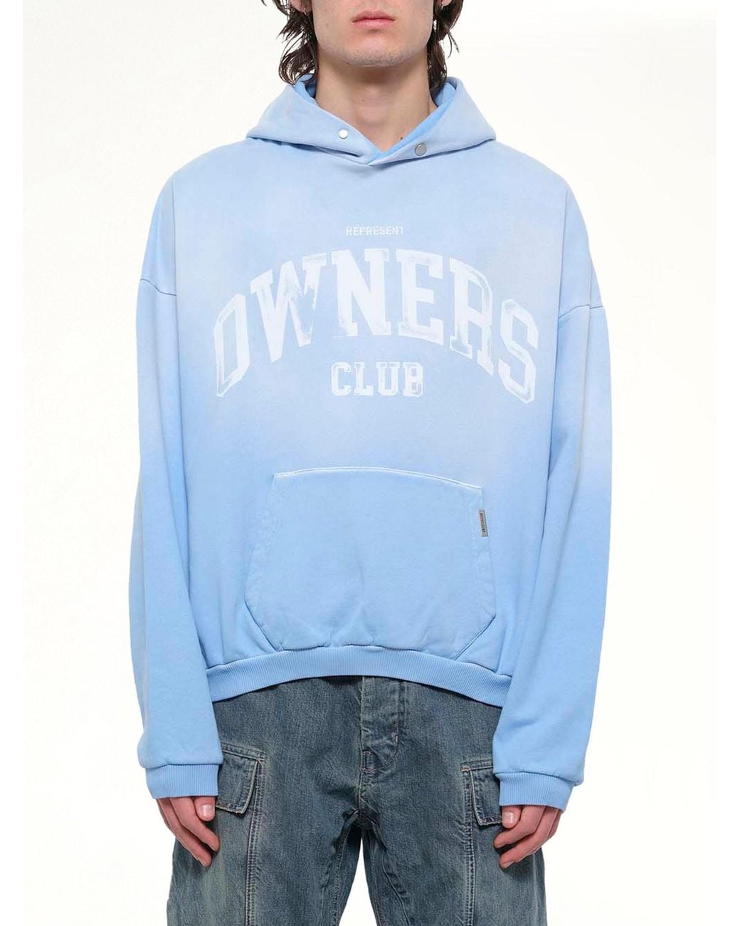 Represent Blue Owners Hoodie for men
