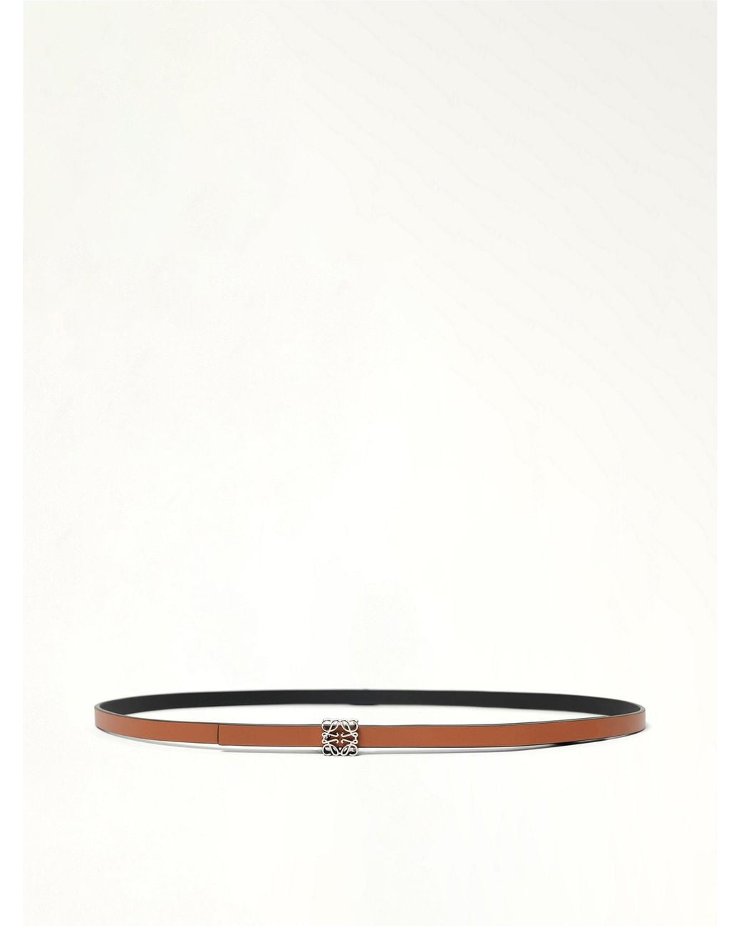 Loewe White Anagram Cube Rev 1Cm Belt