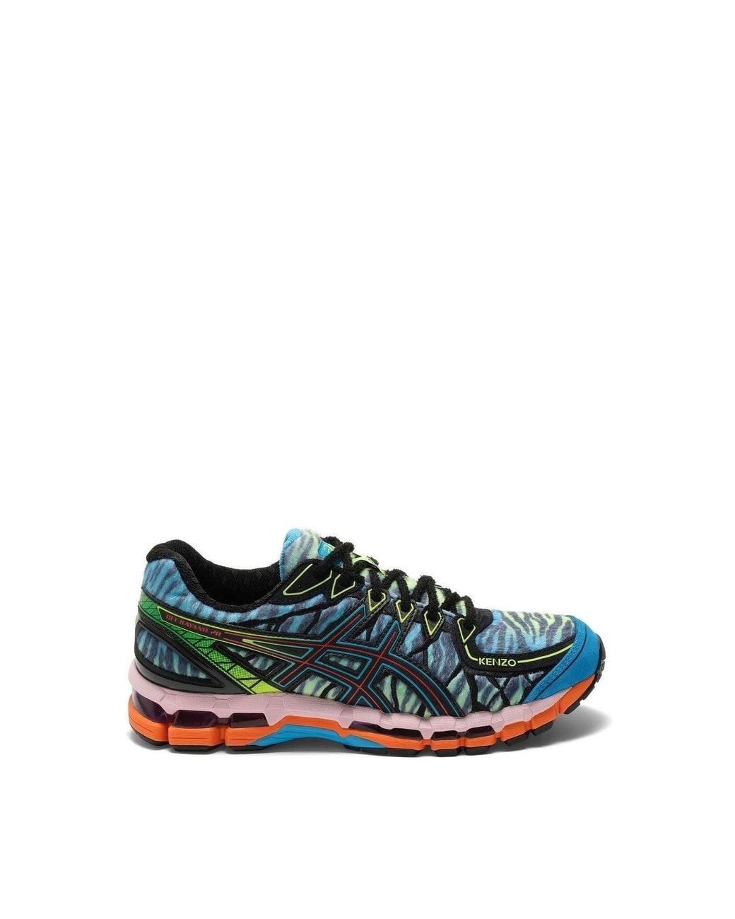 KENZO Green X Asics Gel Kayano 20 Sneakers, 100% Cow Leather for men