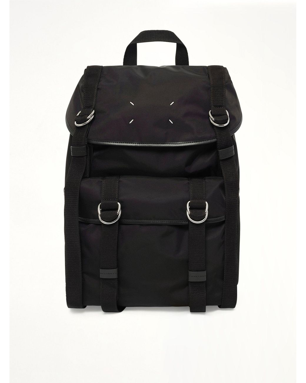 Maison Margiela Black High Tech Medium Backpack for men