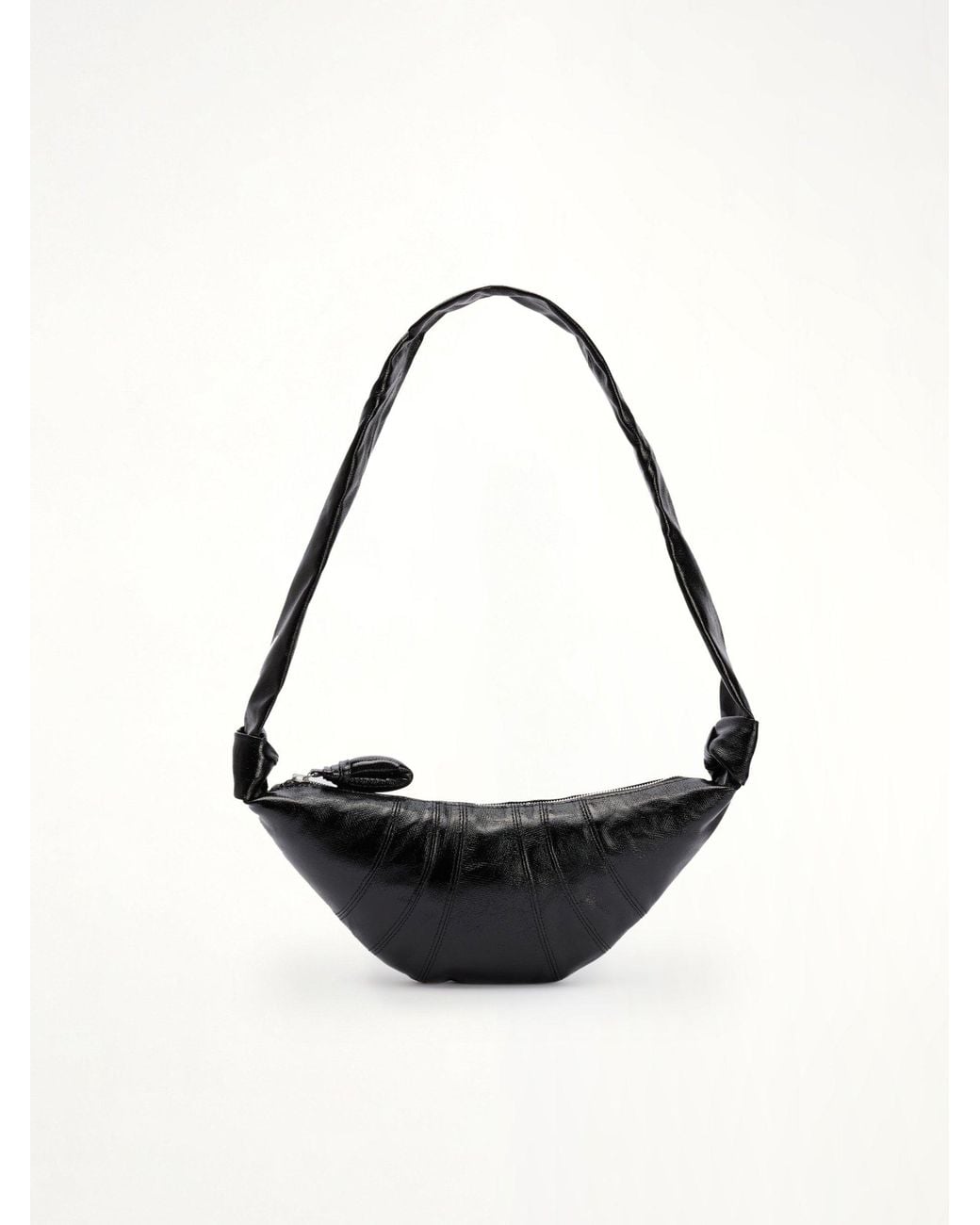 Lemaire White Croissant Small Coated Cotton Bag