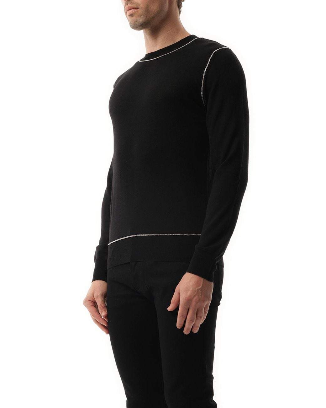 Givenchy Black Pullover, Size: Medium for men