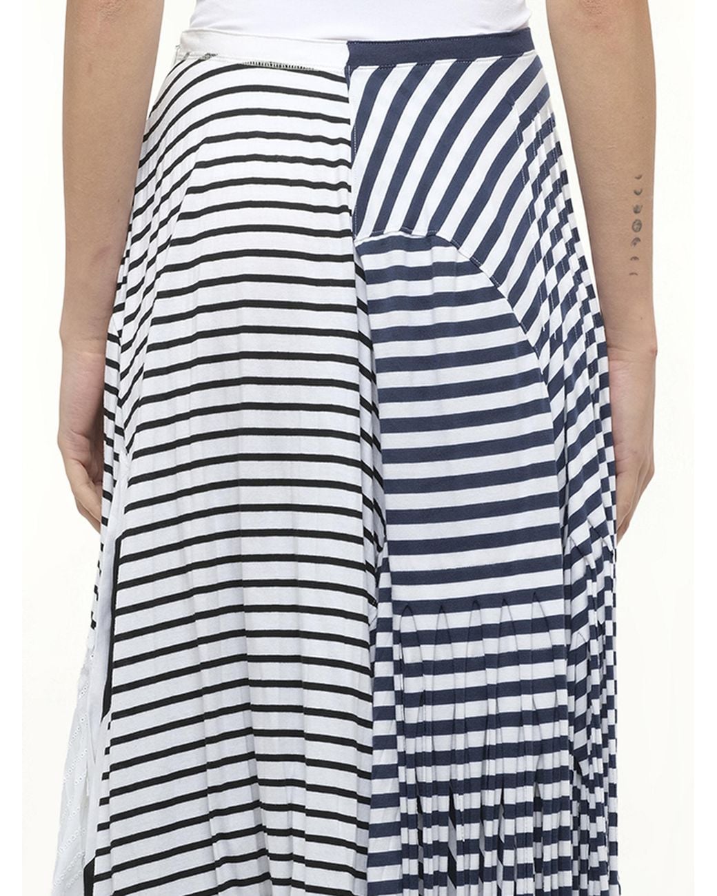 Loewe Blue Stripe Jersey Skirt, Size: Small