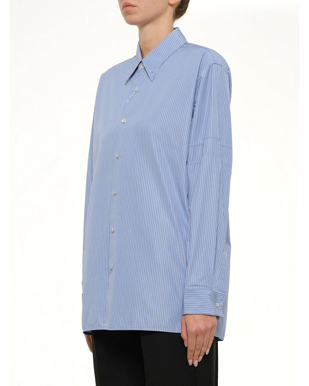 Maison Margiela Blue Stripe Shirt