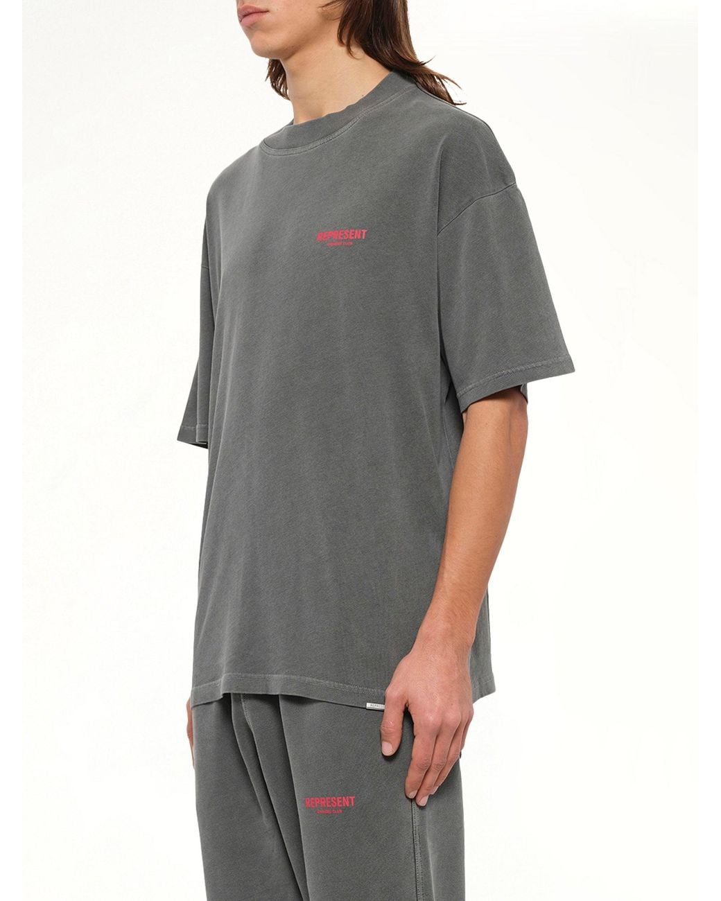 Represent Gray Owners Club T-Shirt for men