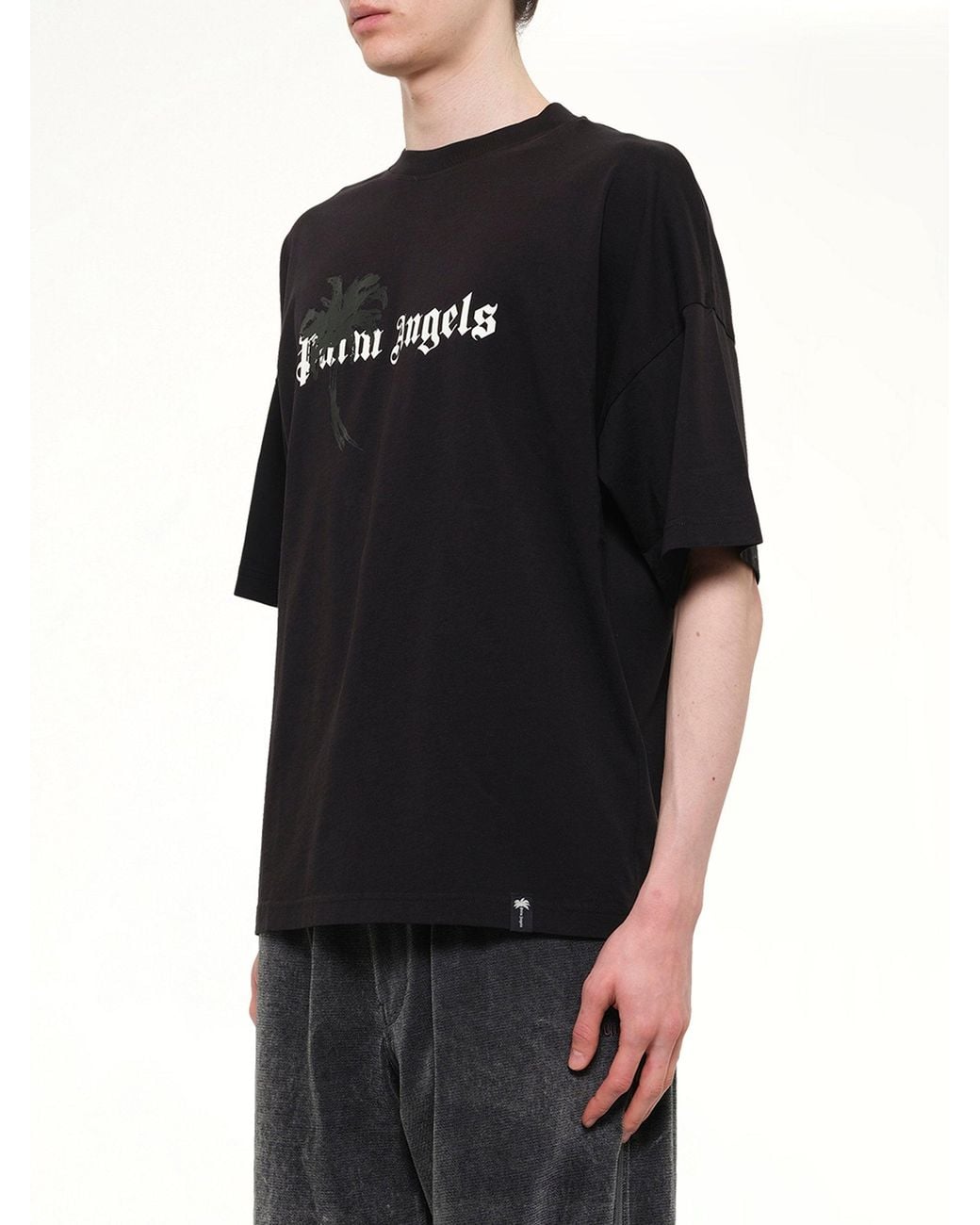 Palm Angels Black Palm Drift Loose T-Shirt for men