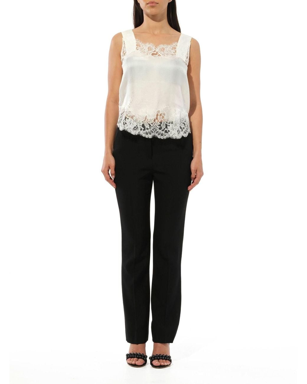 Givenchy Black Sleeveless Tops