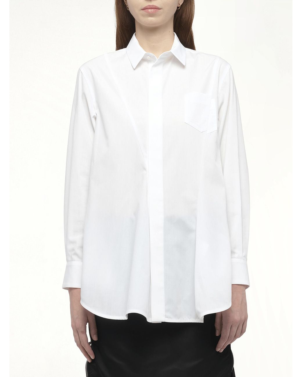 Sacai White Poplin Shirt