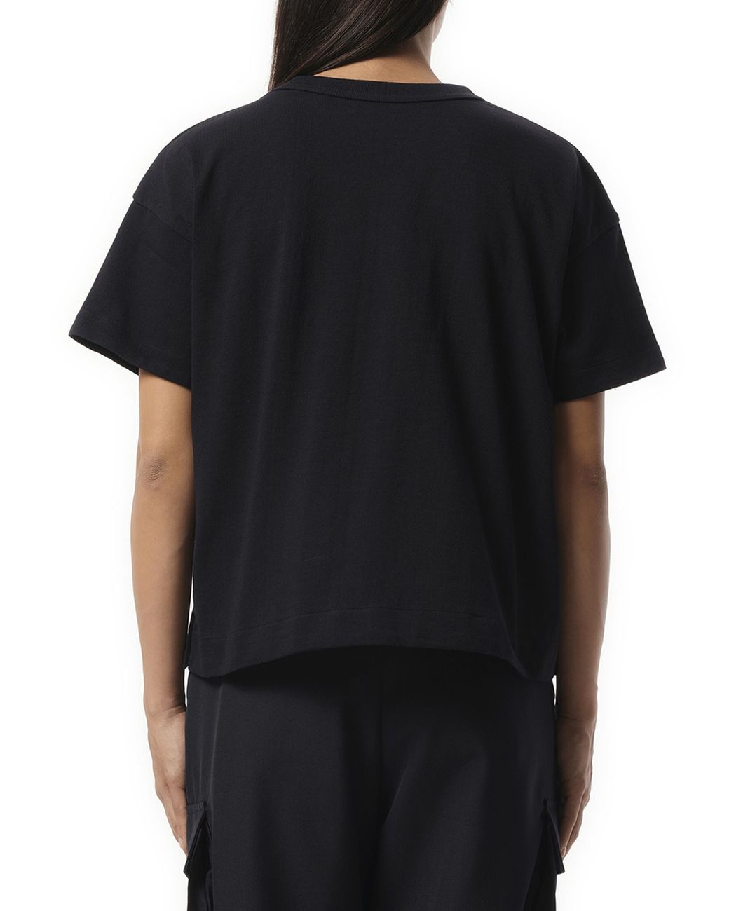 【みどりさま】sacai s Cotton Jersey T-Shirtブラック sacai: Black 'S' Cotton Jersey T-shirt | SSENSE