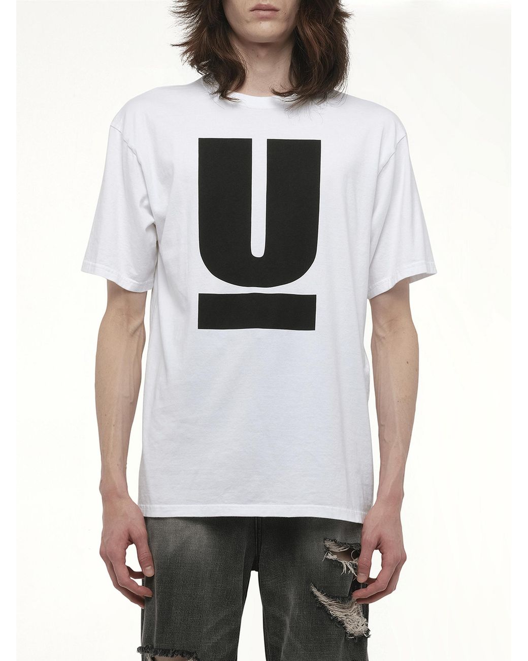 Undercover White Printed T-Shirt for men