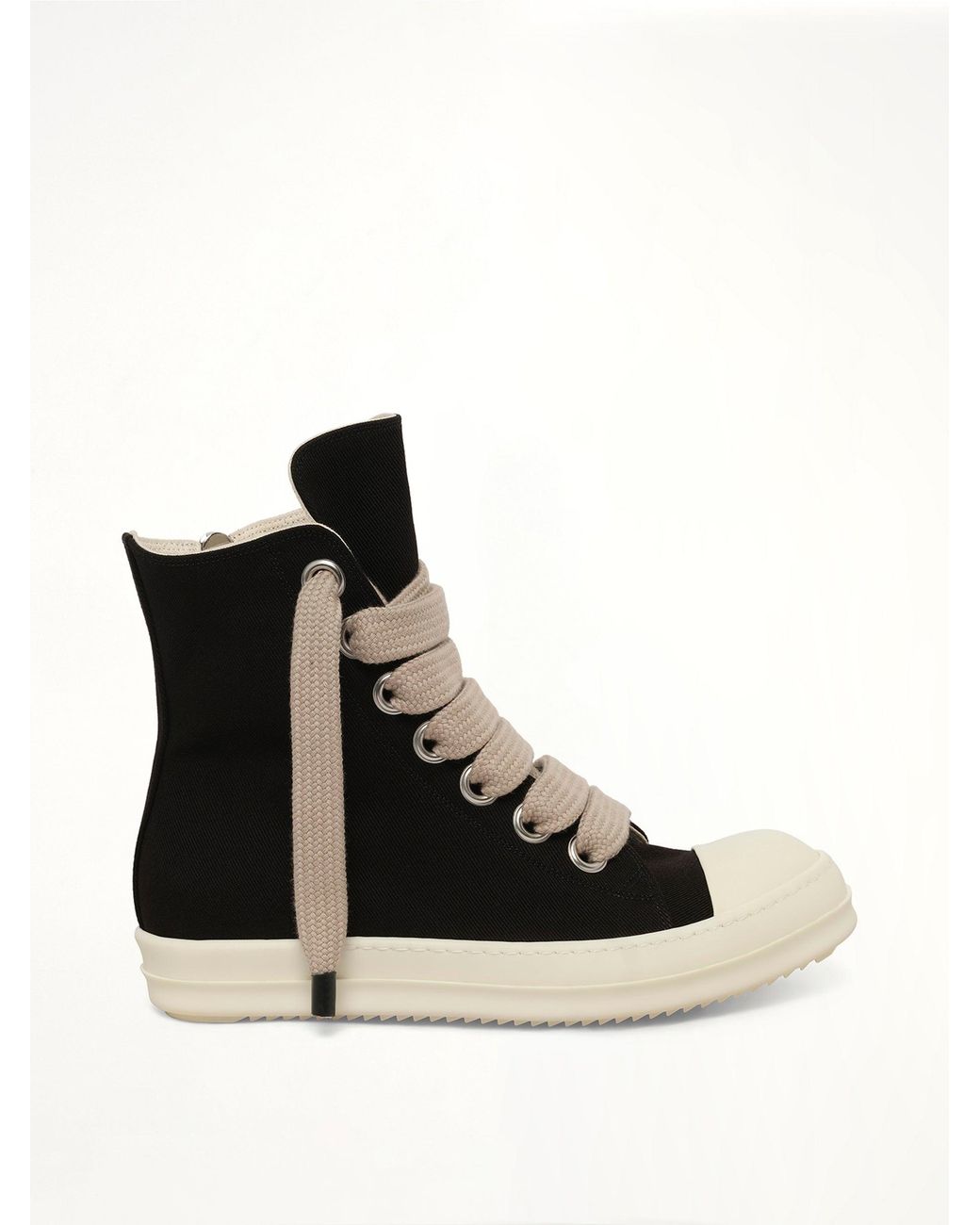Rick Owens Black Jumbolace Sneaks for men