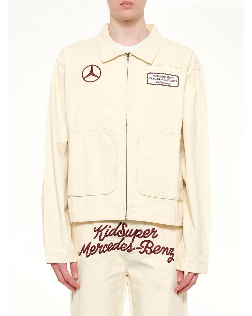 Kidsuper Natural X Mercedes Benz Work Jacket for men