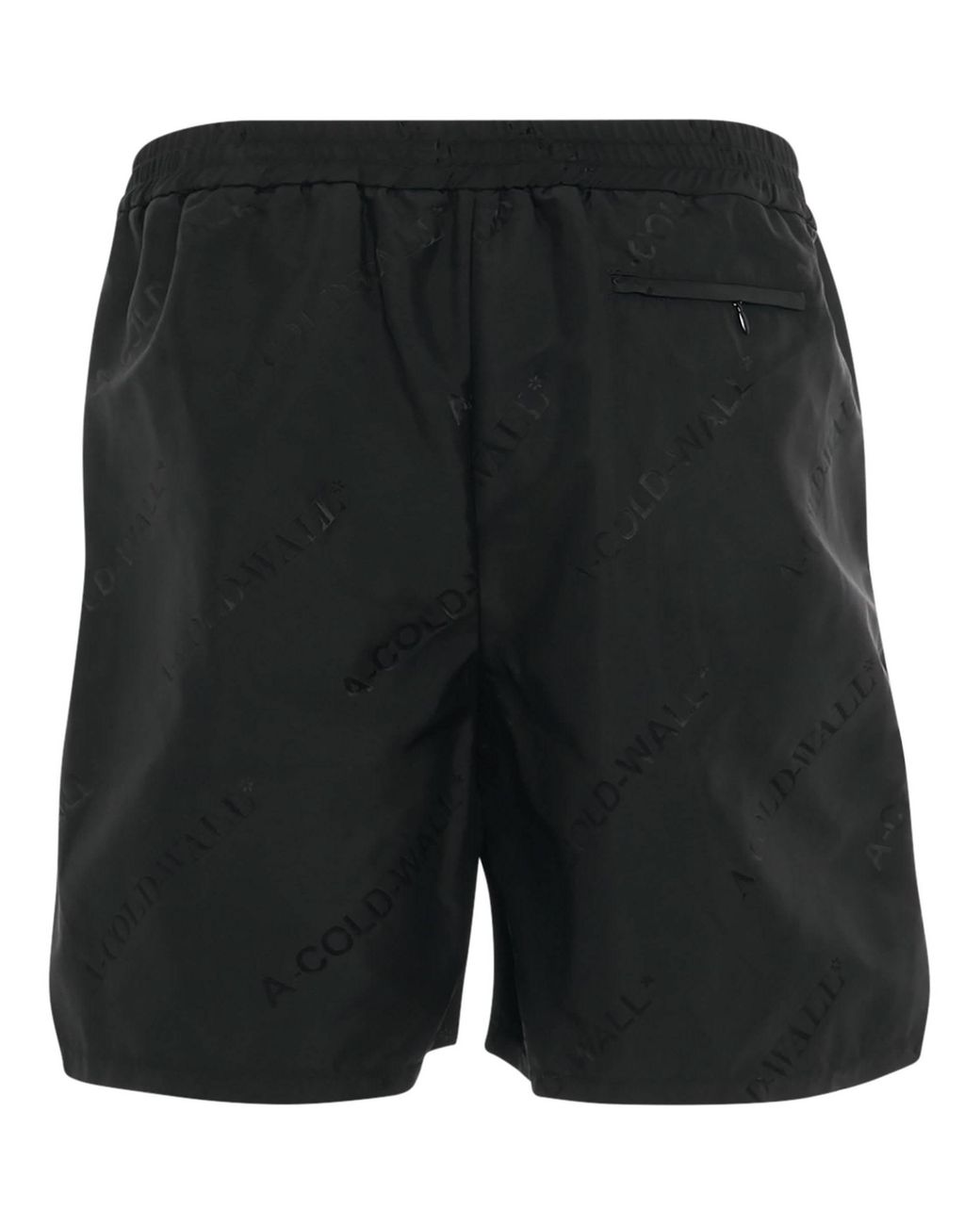 A_COLD_WALL* Black Monogram Shorts, 100% Polyamide for men
