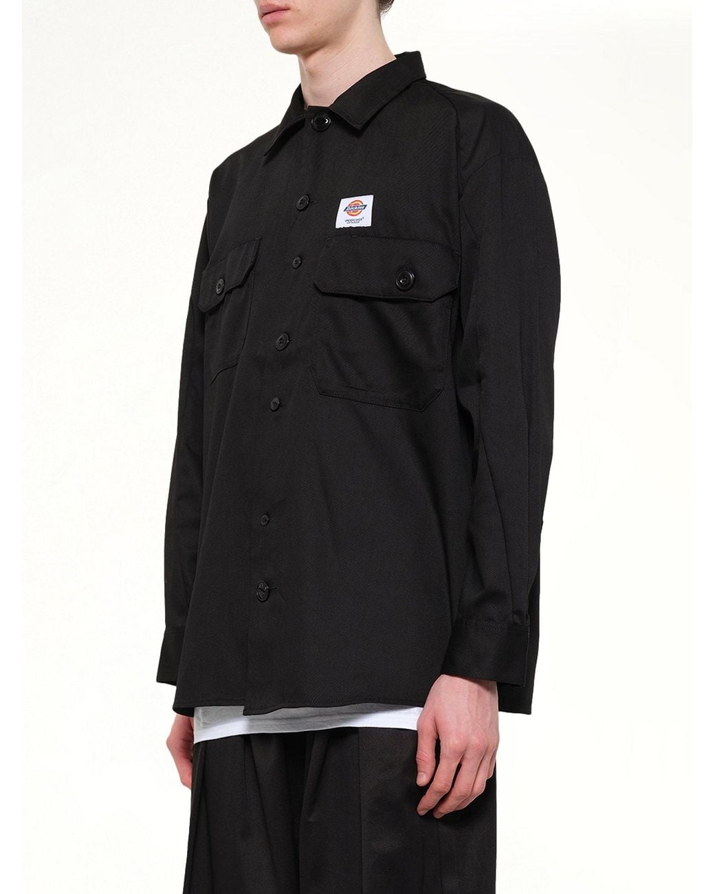 Undercover Black Dickies X Uc Ls Shirt for men