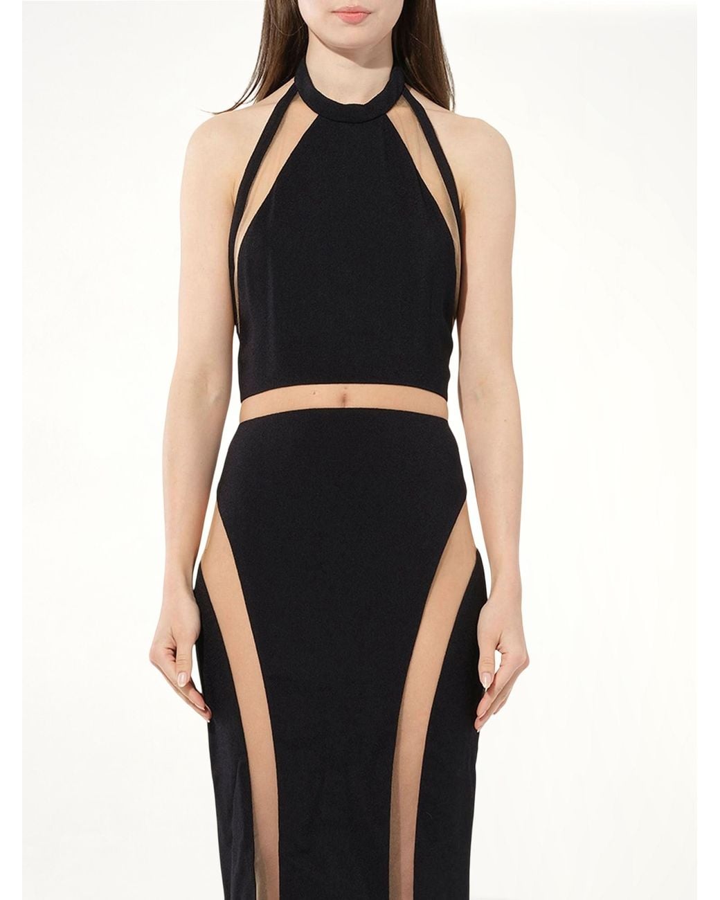 Balmain Black Woven Dress