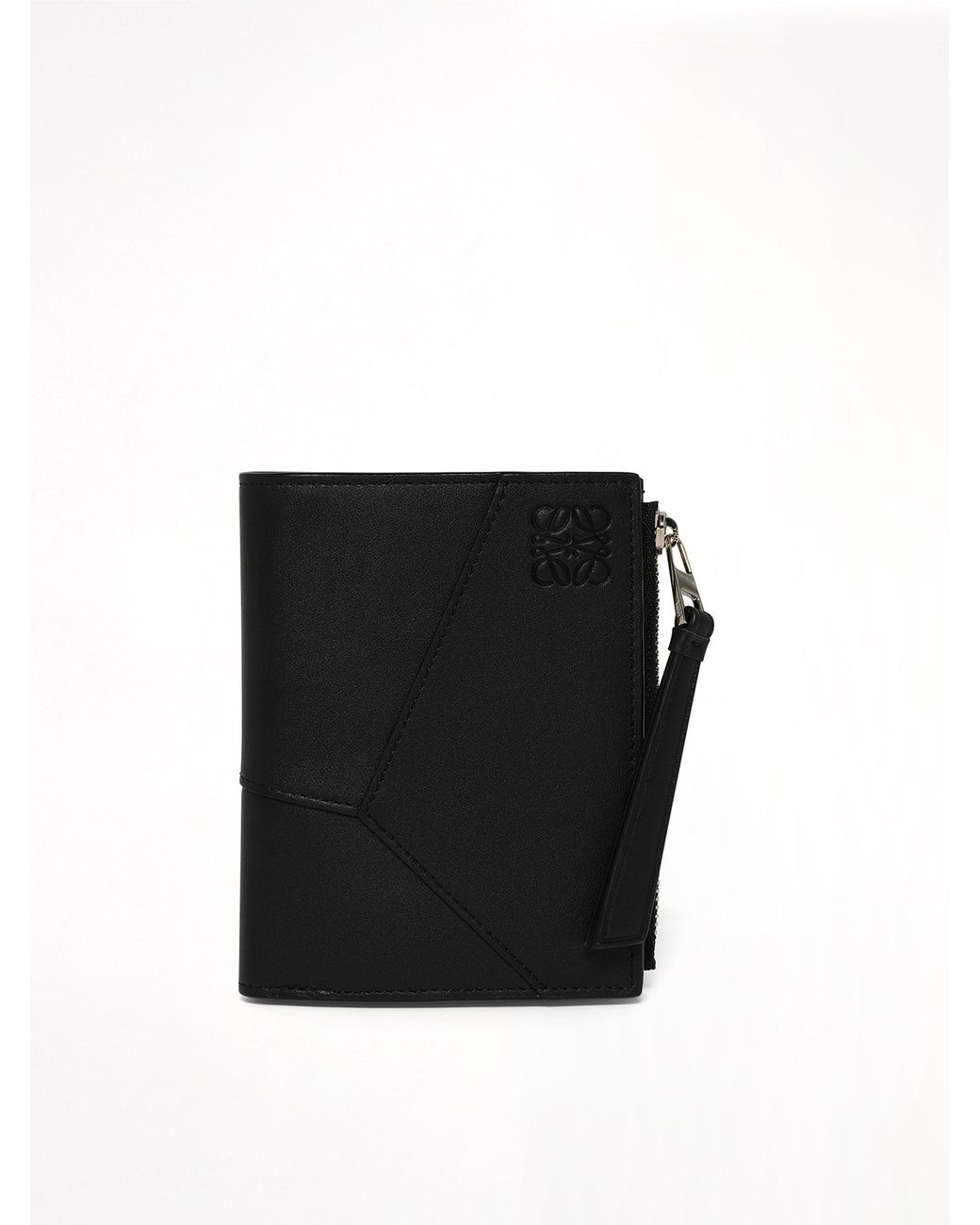 Loewe Black Puzzle Edge Slim Compact Wallet for men