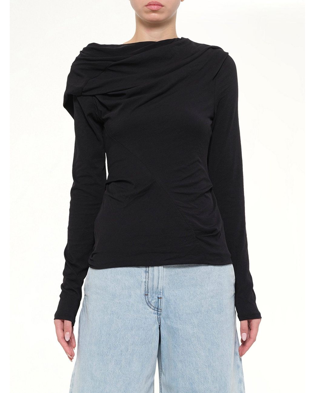 Entire studios Black Twist Top