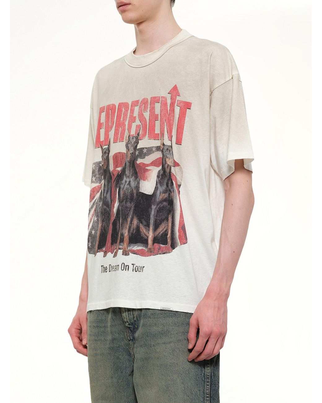 Represent Gray Dream On Tour T-Shirt for men