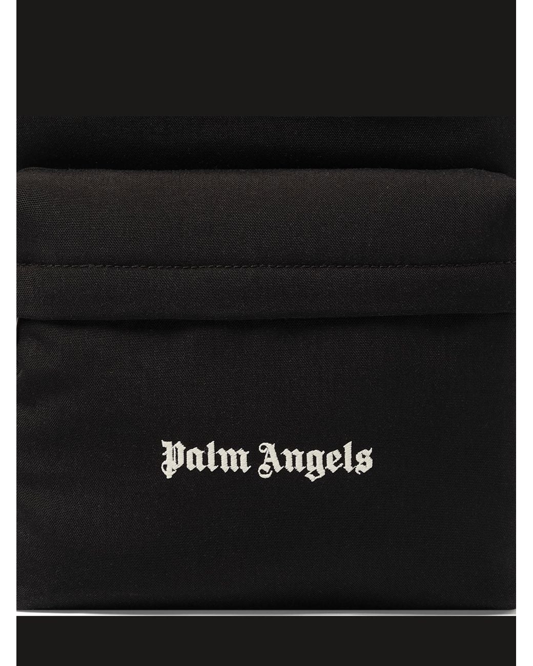 Palm Angels Black Cordura Classic Logo Backpack, 100% Polyamide for men