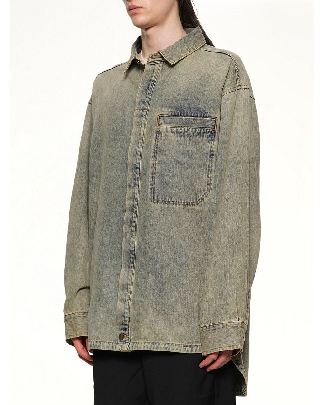Entire studios Gray Herculean Shirt for men