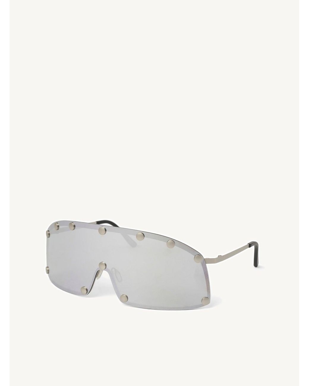 Rick Owens Gray Shielding Sunglasses for men