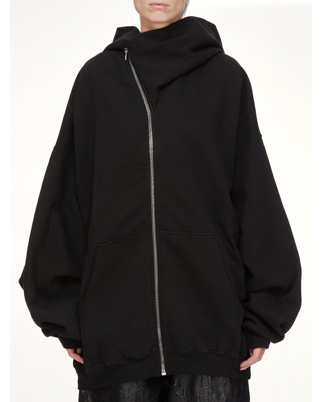 Rick Owens Black Mountain Hun Hoodie