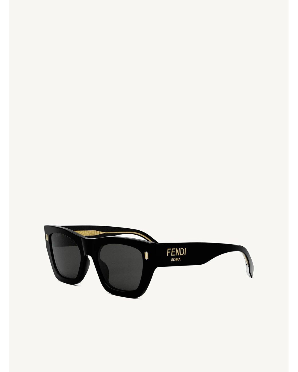 Fendi Black Fe40101F 5301A Acetate Sunglasses