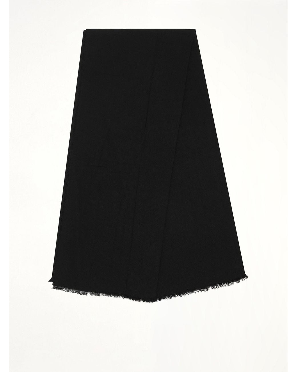 Rick Owens Black Foulard Scarf