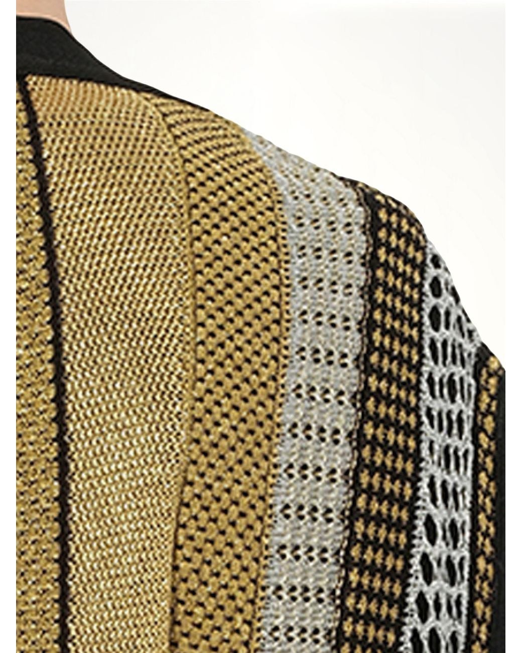 Balmain Black Sleeveless Cardigan Knit