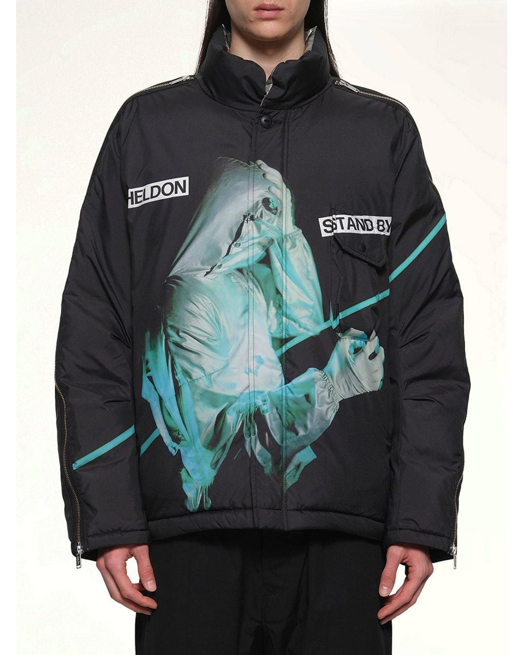 Undercover Gray Heldon Stand By Jacket for men