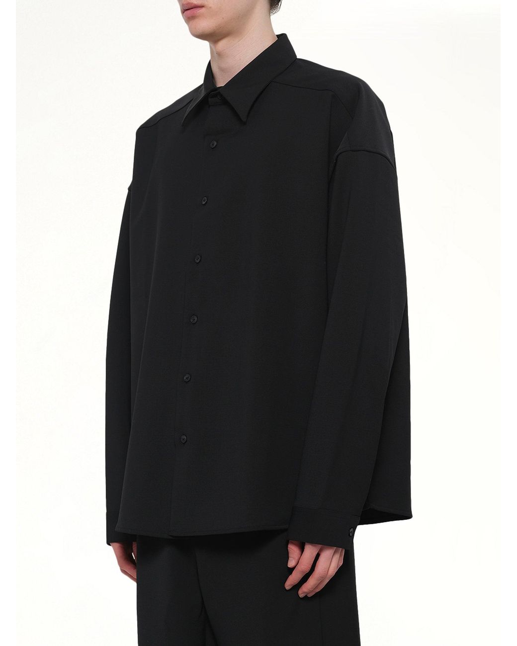 Entire studios Black Miller Shirt for men