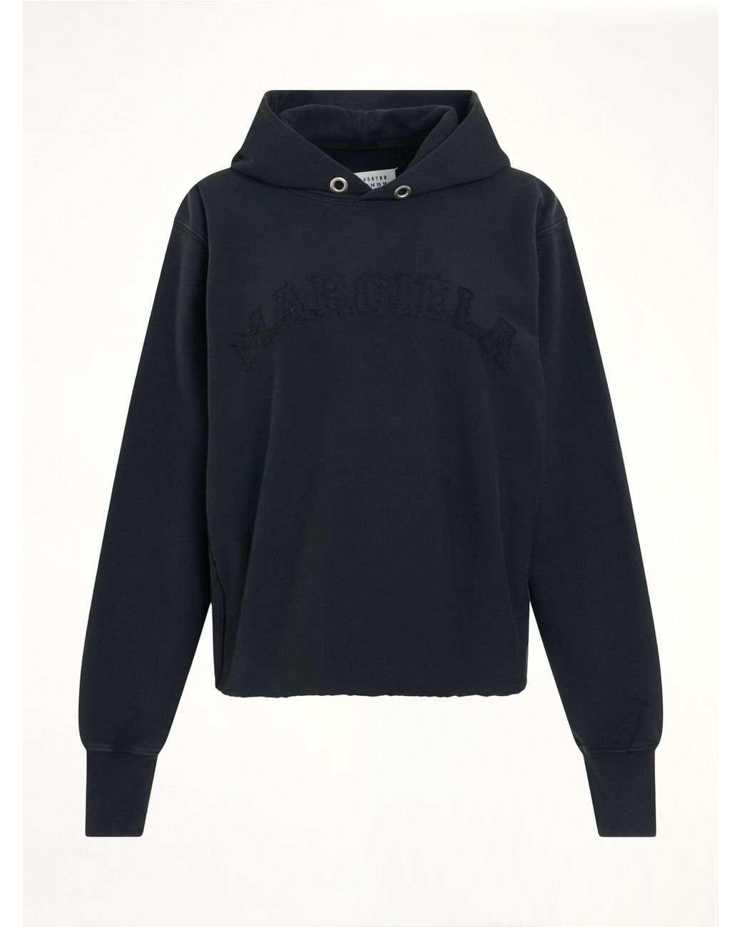 Maison Margiela Blue Memory Logo Hoodie