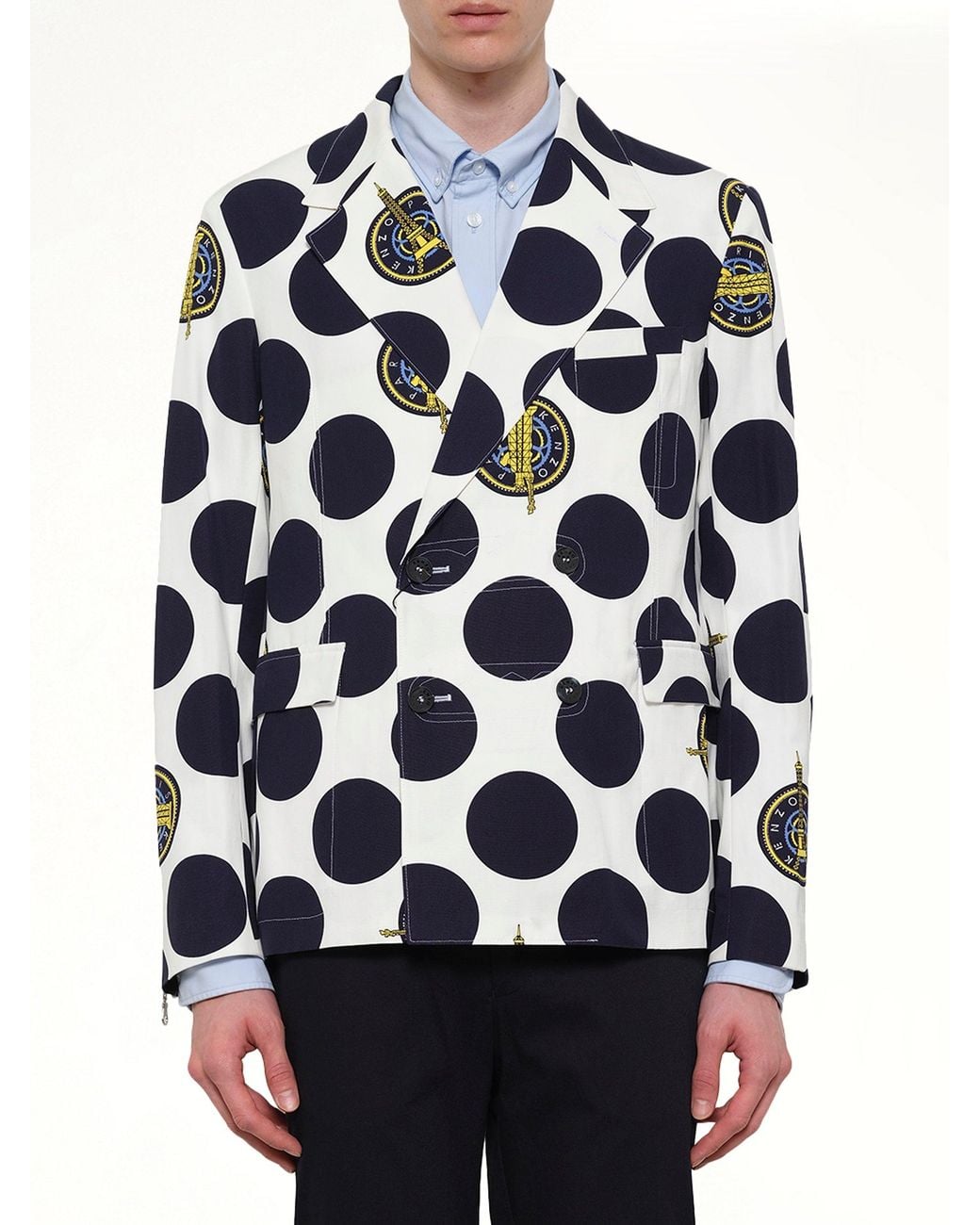 KENZO Blue Jacket for men