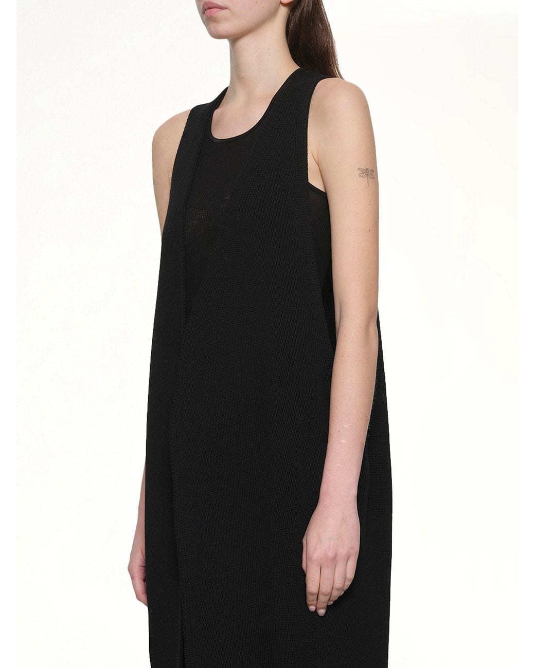 Rick Owens Black Sl Cyclops Coat