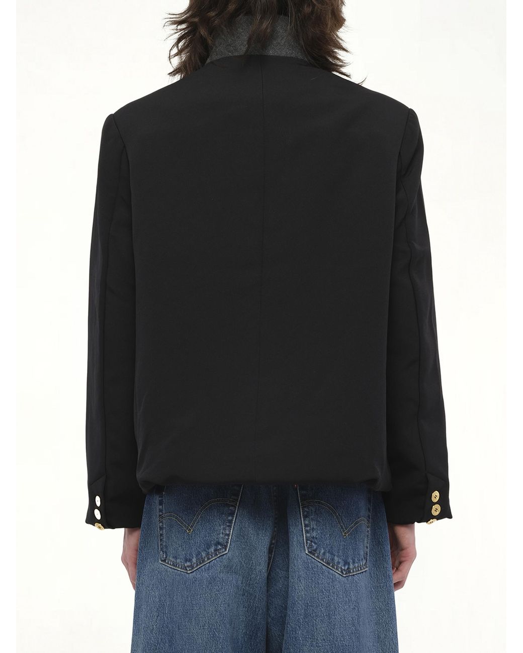 Sacai X Levi's Denim X Matelassetwill Reversible Blouson, 100