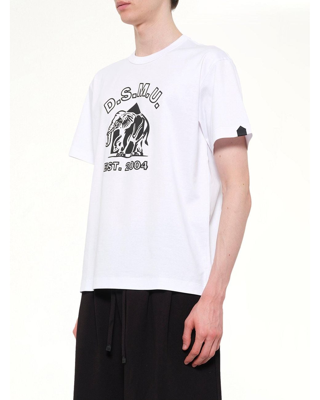 DSM KEI NINOMIYA White D..M.U' T-Shirt for men
